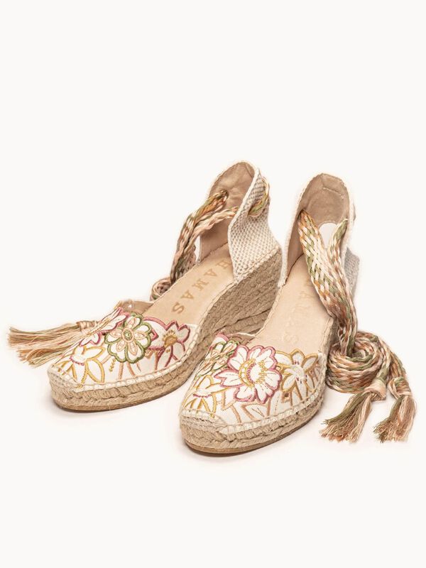 Alpargata Romero Cu&ntilde;a Media Bordado Silvestre R... image number null