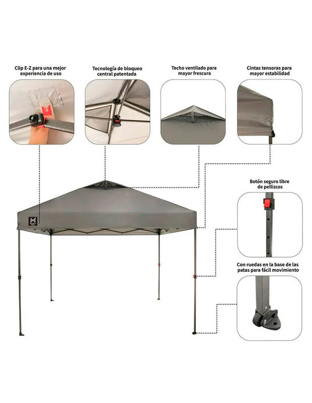 Toldo Plegable Member&rsquo;s Mark 3x3 Instant&aacute;neo Pa... image number null