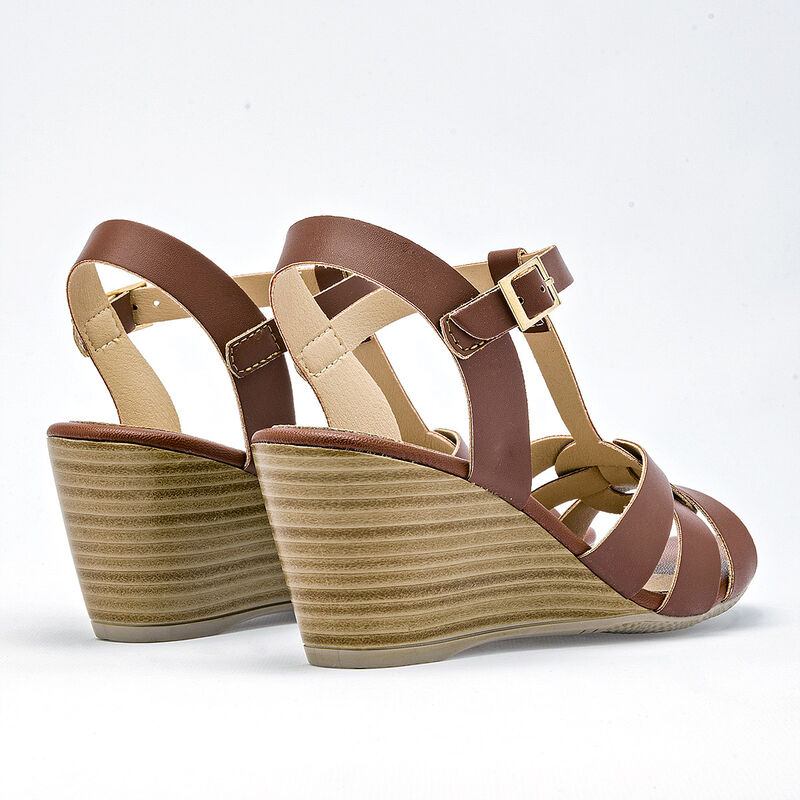 Paulie sandalia cu&ntilde;a para mujer camel cod 14076... image number null