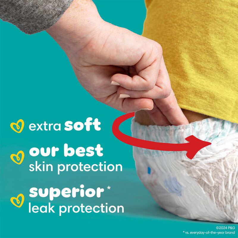 Pa&ntilde;ales Pampers Swaddlers 360, Talla 4, 132 Uni... image number null