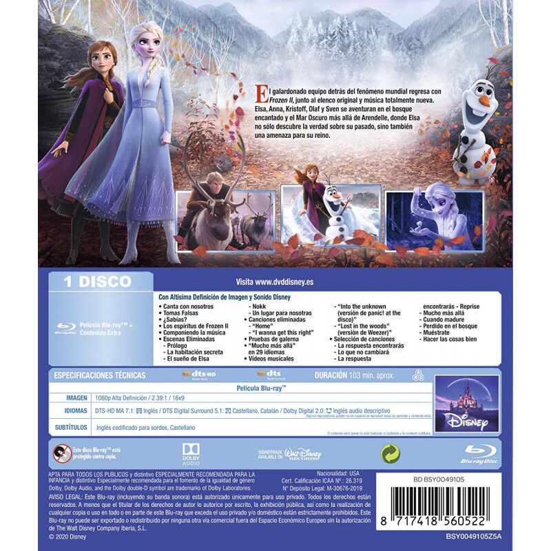 Frozen 2 [Blu-ray] image number null
