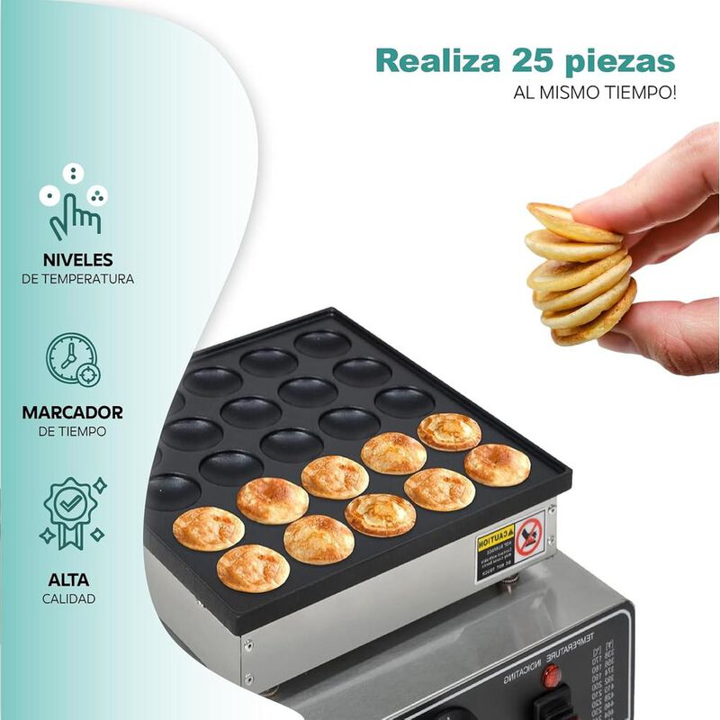 MAQUINA PARA MINI HOTCAKES SWISS NAVY SHTMWAF P... image number null