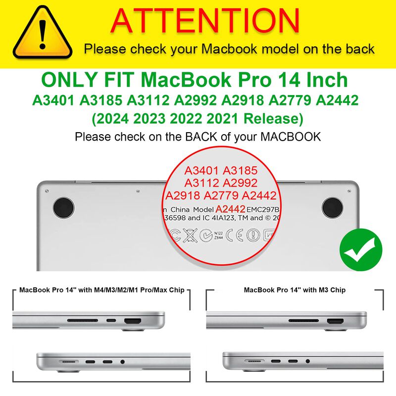 Funda Fintie Para Macbook Pro 14 Pulgadas A3401... image number null