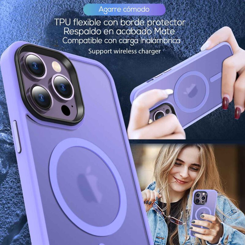 Funda Tekku Matte Style Mag Para Iphone 15 Pro ... image number null