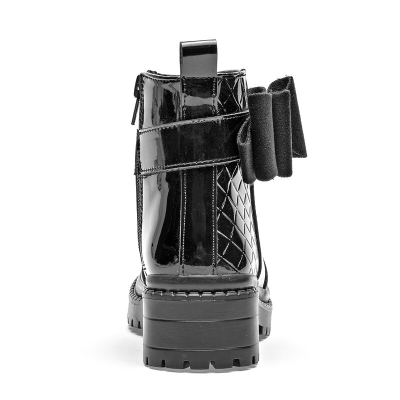 Yuyin Bot&iacute;n para ni&ntilde;a. Negro charol image number null