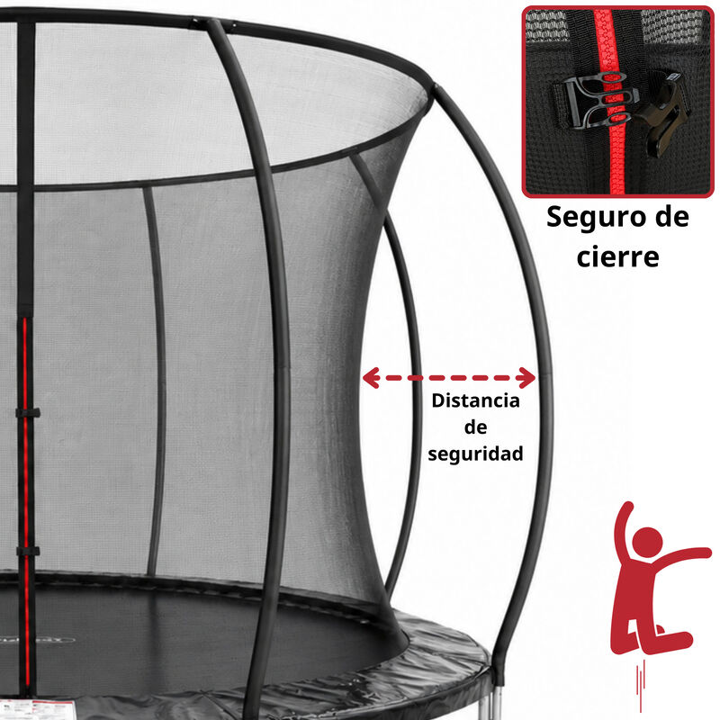 Trampol&iacute;n Brincol&iacute;n De 12 Pies Para Ni&ntilde;os Luz Y... image number null