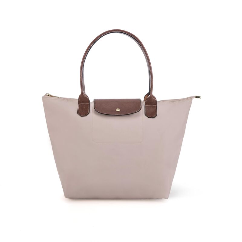 Bolso Tote Plegable Dassymia 46 cm Nylon Rosa E... image number null