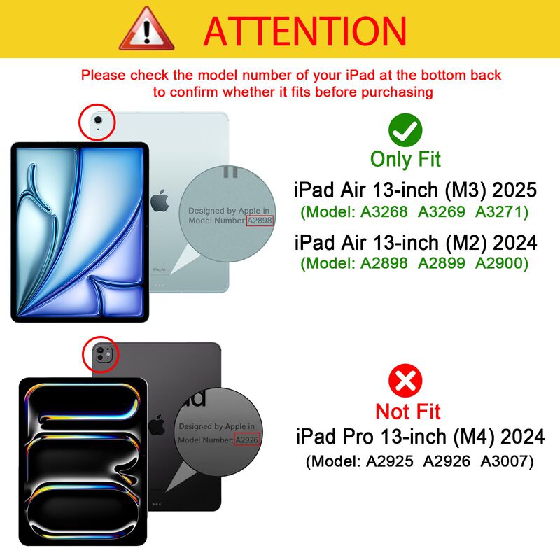 Funda Procase Para Ipad Air 13 Pulgadas M3 2025... image number null