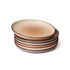 Juego de 6 Platos Redondos de Porcelana Sweese 10 Pulgadas