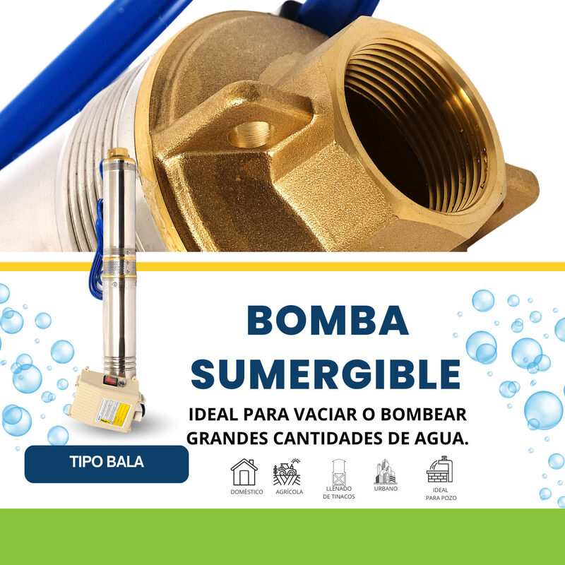 Igoto Tba36 Bomba Sumergible Tipo Bala 1/2 Hp image number null