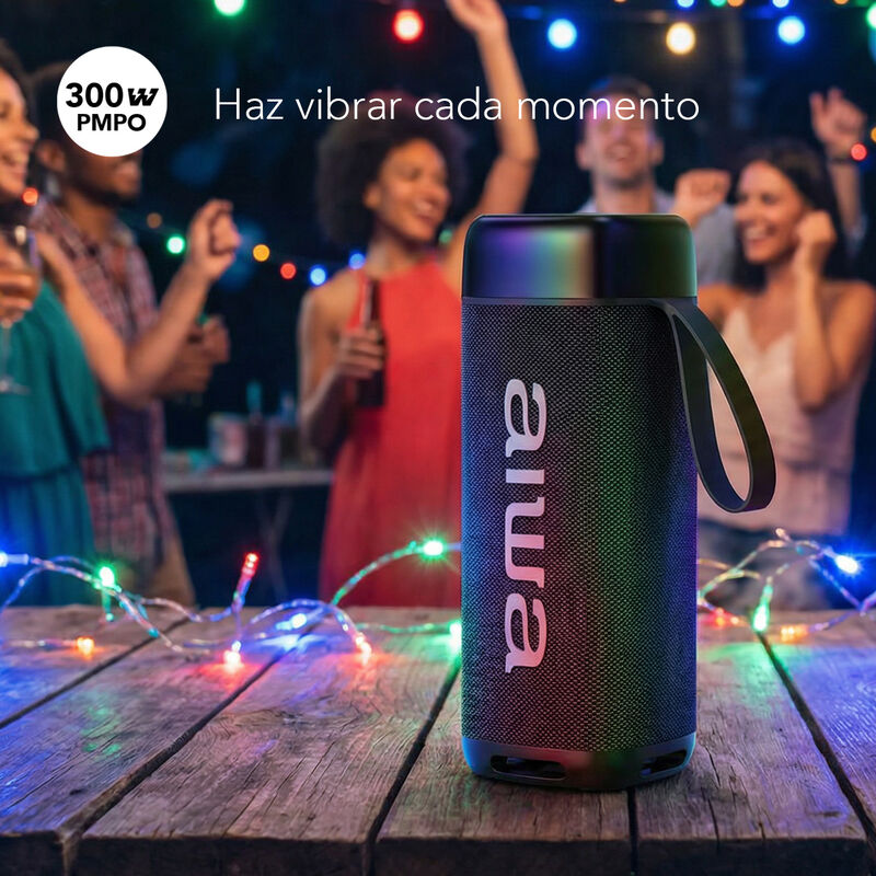 Bocina Bluetooth Port&aacute;til Aiwa Aws05bt Tws Ipx5... image number null