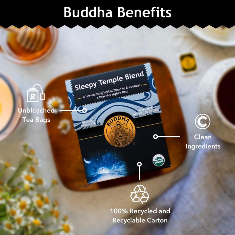 Buddha Teas &ndash; Sleepy Temple (18 Bolsas, Org&aacute;nic... image number null
