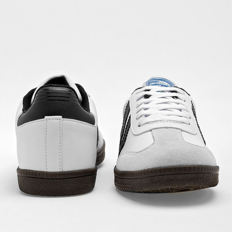 Apoort Tenis urbano para joven blanco negro gri... image number null