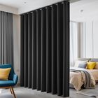 Cortinas Separadoras De Ambientes Hoeflife Blackout Para Techo, Color Negro