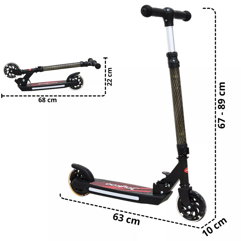 Scooter Pat&iacute;n Del Diablo Para Ni&ntilde;os Con Luces P... image number null