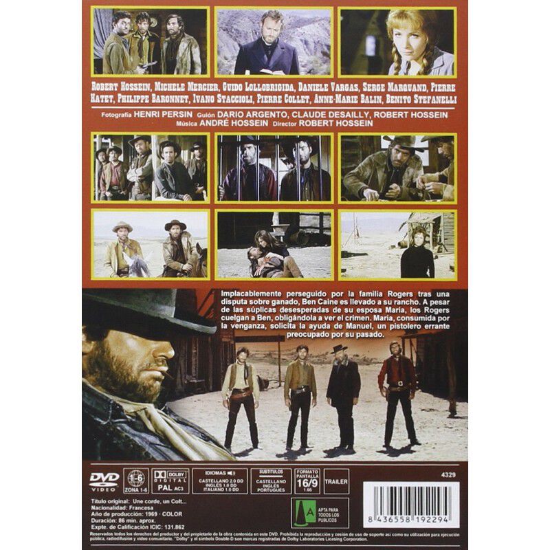Una Cuerda, Un Colt Dvd 1969 Une Corde, Un Colt... image number null