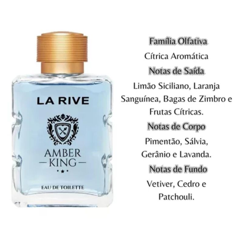 Perfume La Rive Amber King Edt 100ml Para Hombr... image number null