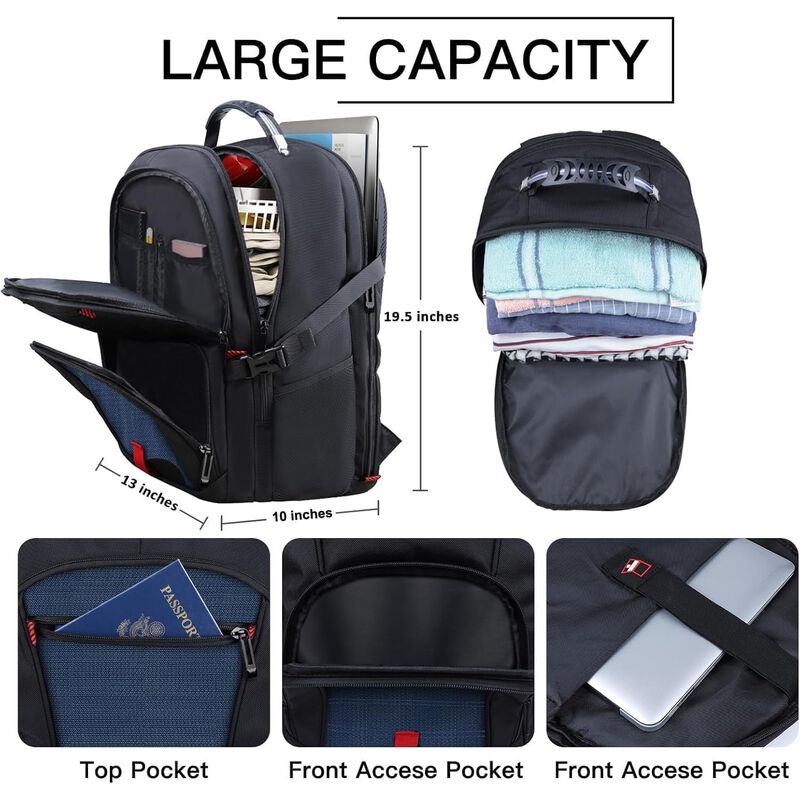 Mochila Anterk 17.3" para Laptop, Resistente al... image number null