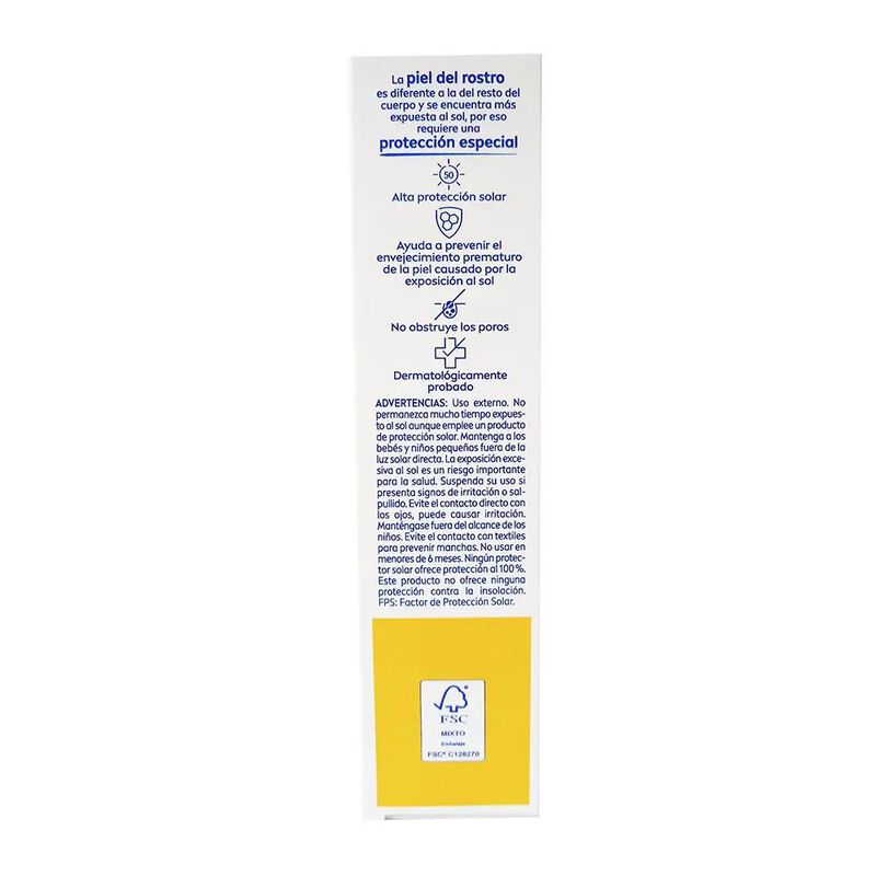 Nivea Sun Protector Solar Facial - 50 Mililitro... image number null