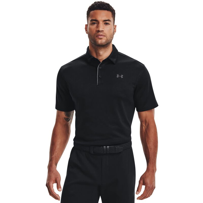Polo Under Armour Ua Tech Para Hombre Negro Tal... image number null