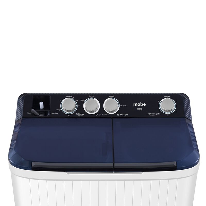 LAVADORA MABE LMDX8124HBAB DOBLE TINA 18KG BLAN... image number null