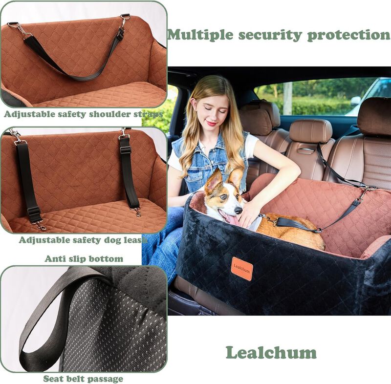 Asiento De Coche Para Perros Lealchum Para Perr... image number null