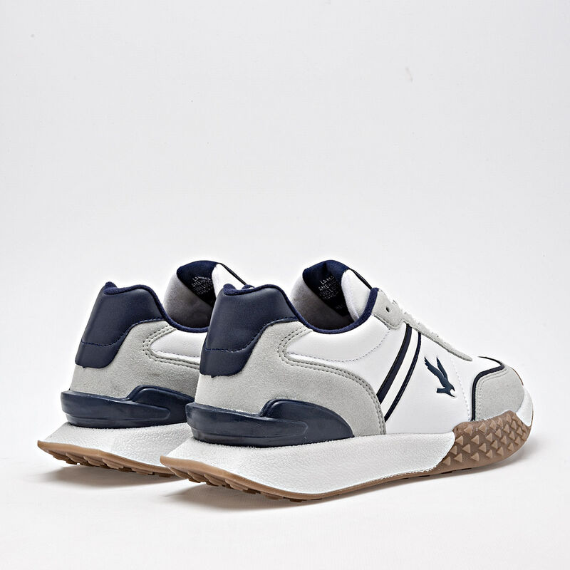 American Fire Tenis Para Hombre Blanco Gris Mar... image number null