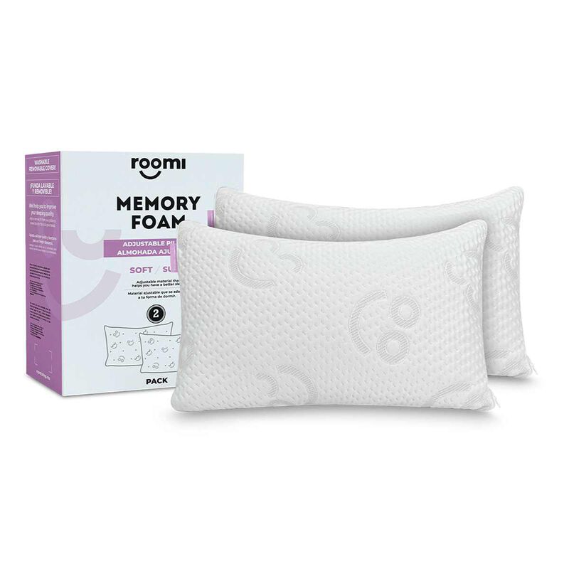 Almohada Roomi 2 Pack Relleno De Memory Foam Al... image number null