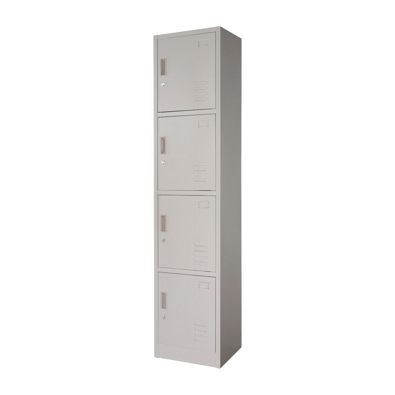 Locker Met&aacute;lico 4 Puertas Casilleros Oficina Ch... image number null