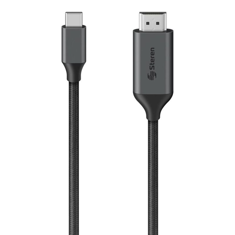Steren Cable Usb C A Hdmi 4k 60 Hz De 1,8 M Usb... image number null
