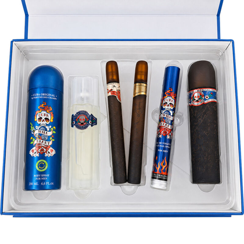 Set Cuba Wild Heart 6 Pzas Edt + After Shave + ... image number null