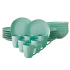 Vajilla TOVE para 6 Personas - Cer&aacute;mica Verde 24 piezas
