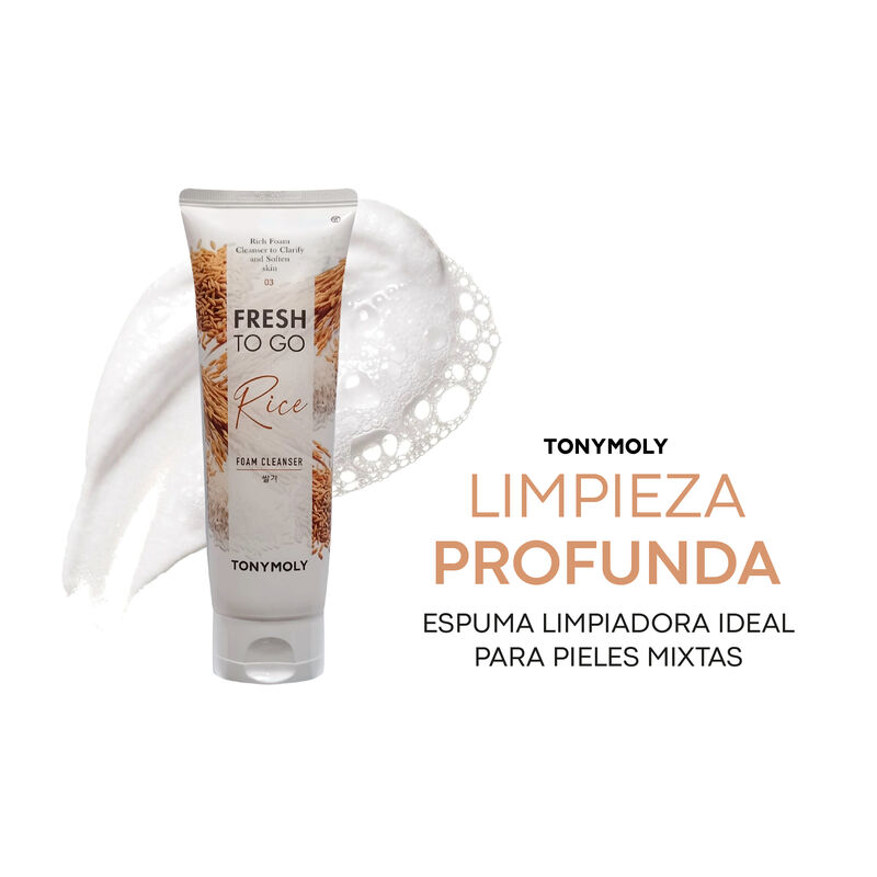 Tonymoly Espuma Limpiadora Aclarante De Arroz -... image number null