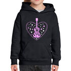 Sudadera Con Capucha Word Art Para Ni&ntilde;a - Es una Historia de Amor - Negro