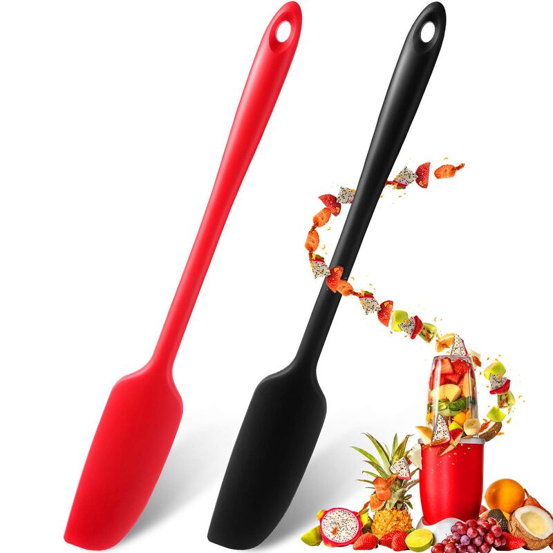 Esp&aacute;tula De Silicona Patelai 28cm Rojo/Negro (2... image number null