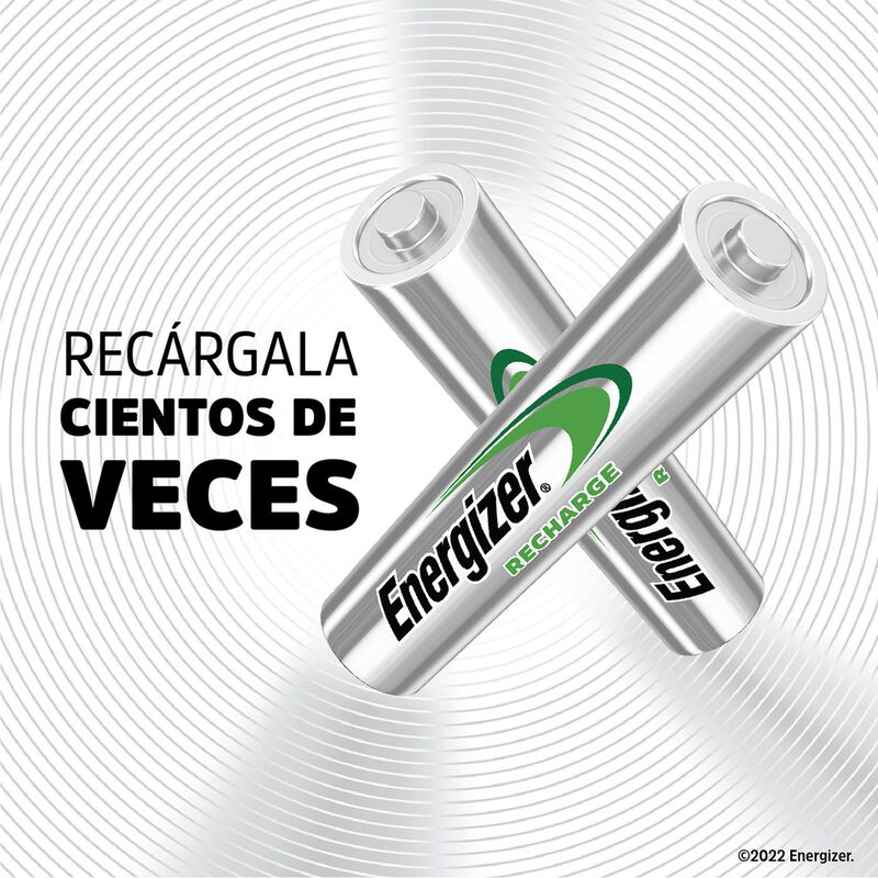 Cargador Universal Pilas Energizer + 4 Pilas Re... image number null