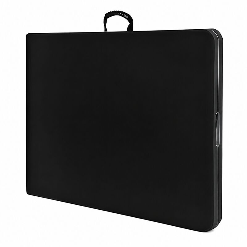 Mesa Pl&aacute;stico Plegable Shtark Negra F&aacute;cil Trans... image number null