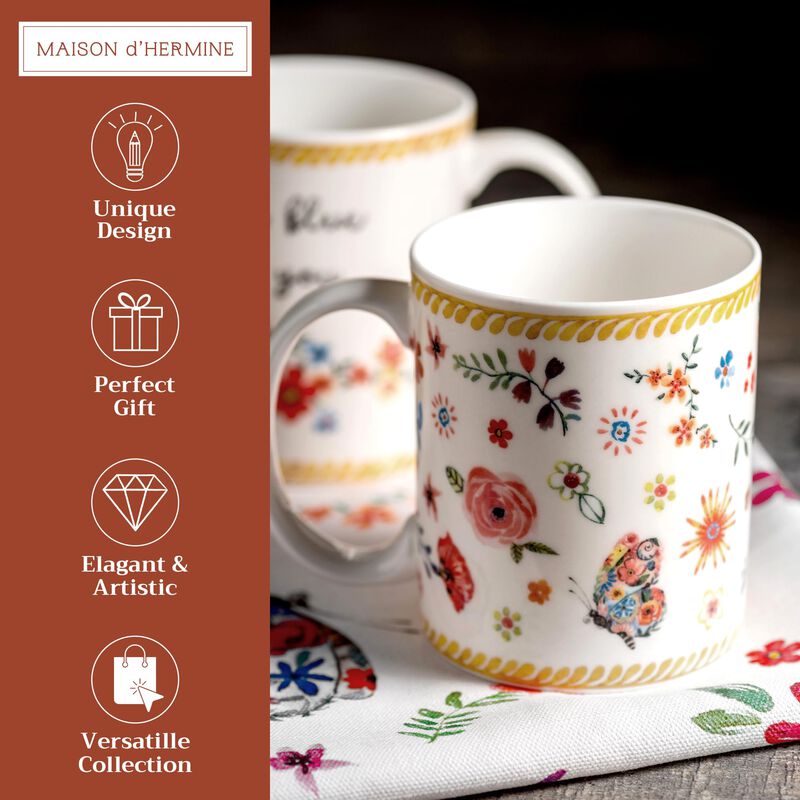 Juego De Tazas De Caf&eacute; Maison D' Hermine 355 ml... image number null