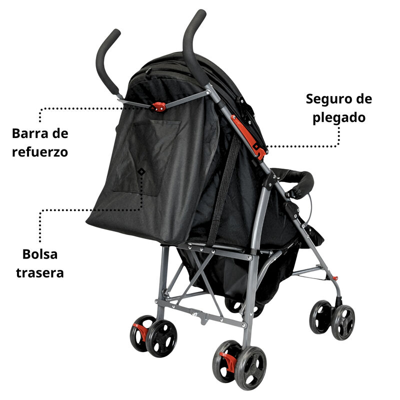 Carriola de Bastón para Bebé Asiento Multiposic... image number null