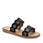 Mora Tierra Sandalia para mujer negro