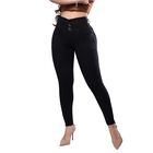 Pantal&oacute;n Super Skinny Nyk Negro Cadera Alta Mujer Stretch