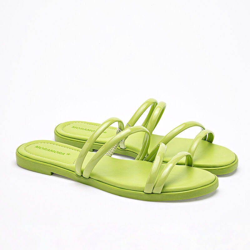 Moramora sandalia piso para mujer verde cod 140... image number null
