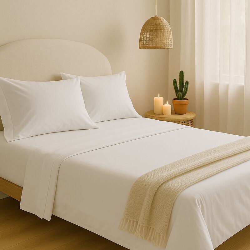 Juego de S&aacute;banas Matrimonial 100% Algod&oacute;n Premi... image number null