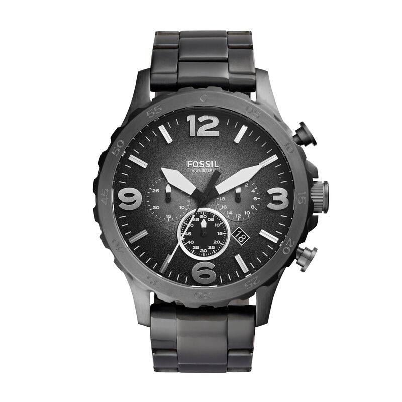 Reloj Cron&oacute;grafo Nate Quartz De Acero Inoxidabl... image number null