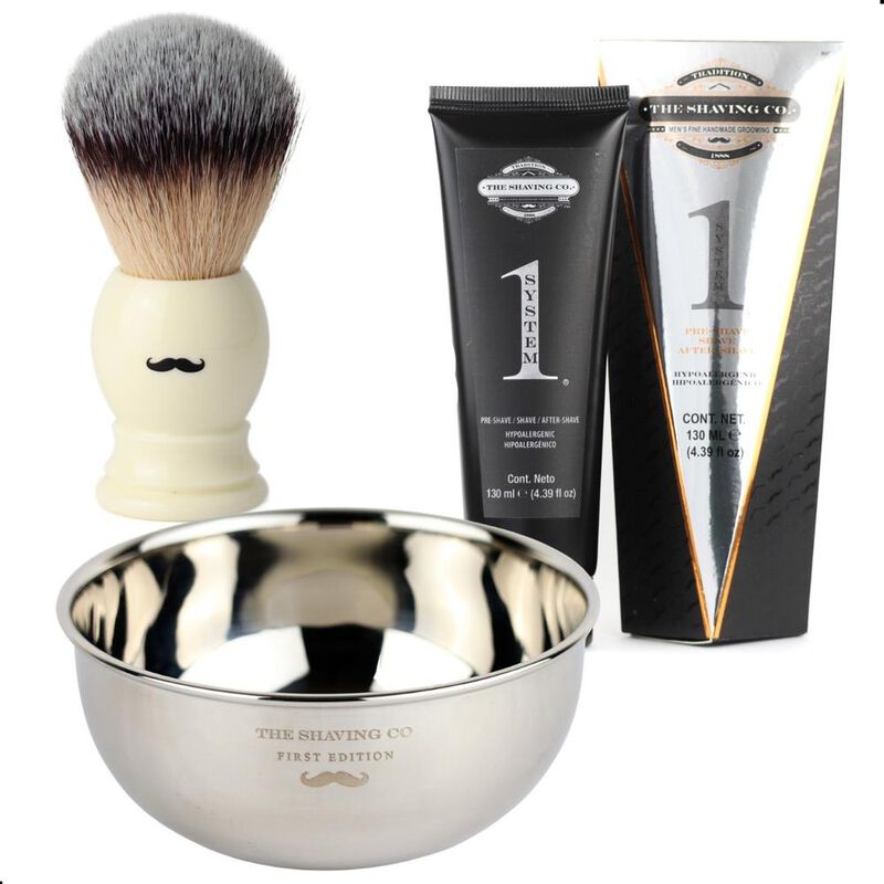 Kit Afeitado The Shaving Co. Brocha + Vasija + ... image number null