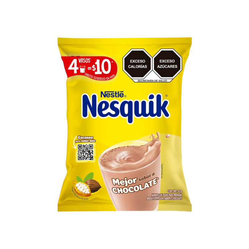 NESQUIK POLVO CHOCOLATE BOLSA 52G image number null