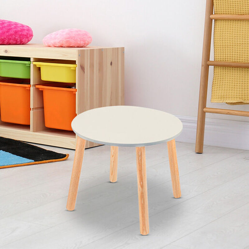 Mesa Infantil de Madera Circular para Niños-Ost... image number null