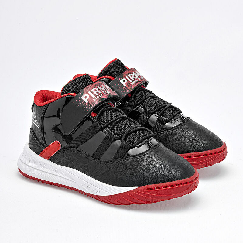 Pirma Tenis Para Beb&eacute; Negro Rojo Cod 139471-c image number null