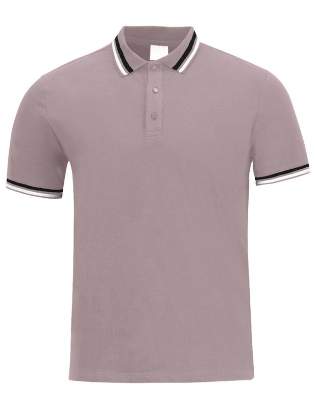 Playera Caballero Polo Cuello Abotonado Café Me... image number null