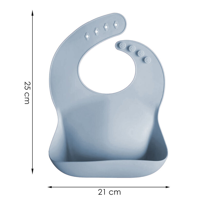 Juego de babero y accesorios de silicón Aquila ... image number null